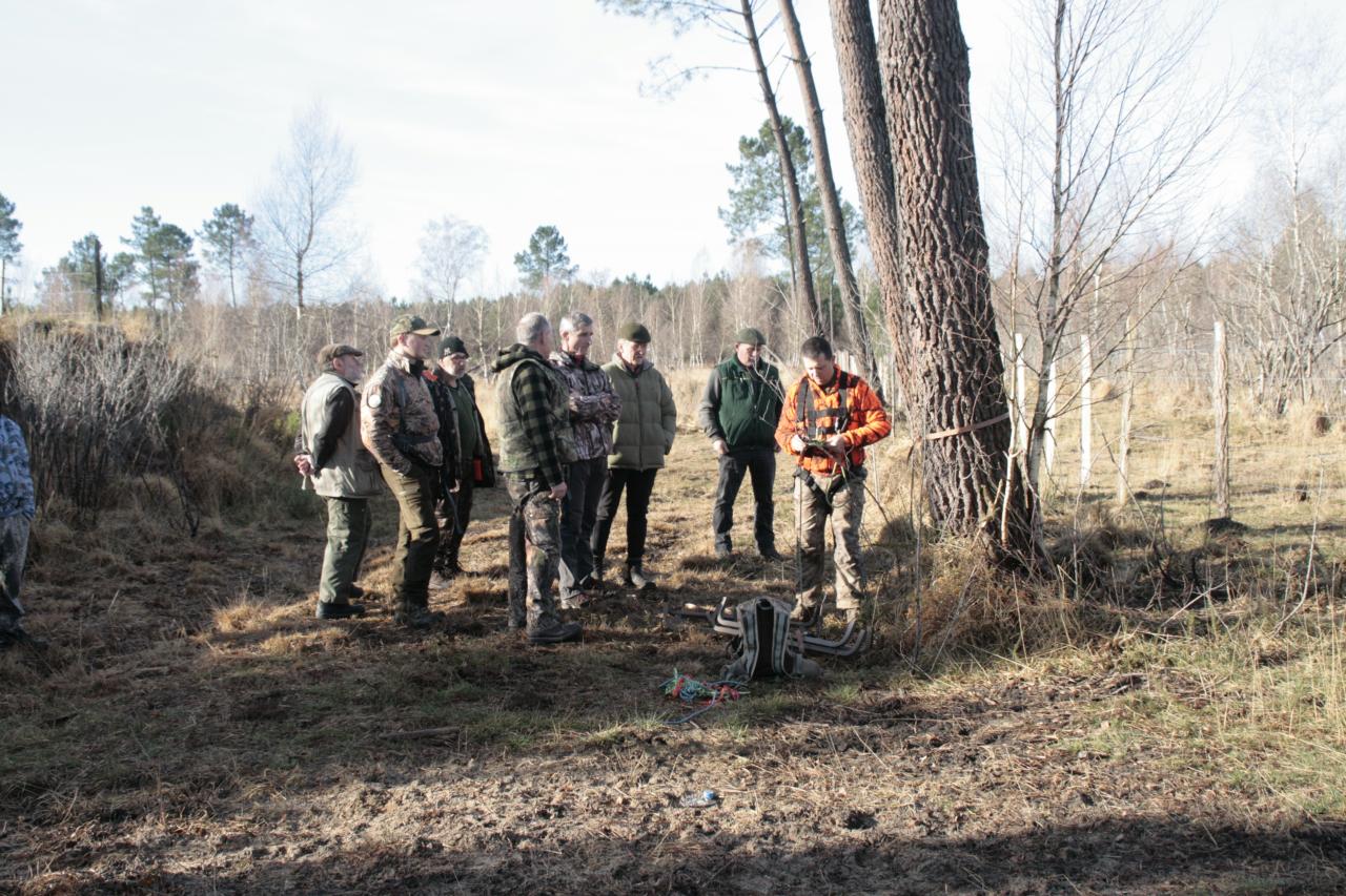 JFC 2016 tree-stand en sécurité